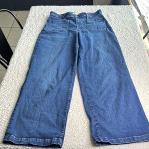 Madewell Curvy Emmett Wide Leg Jeans